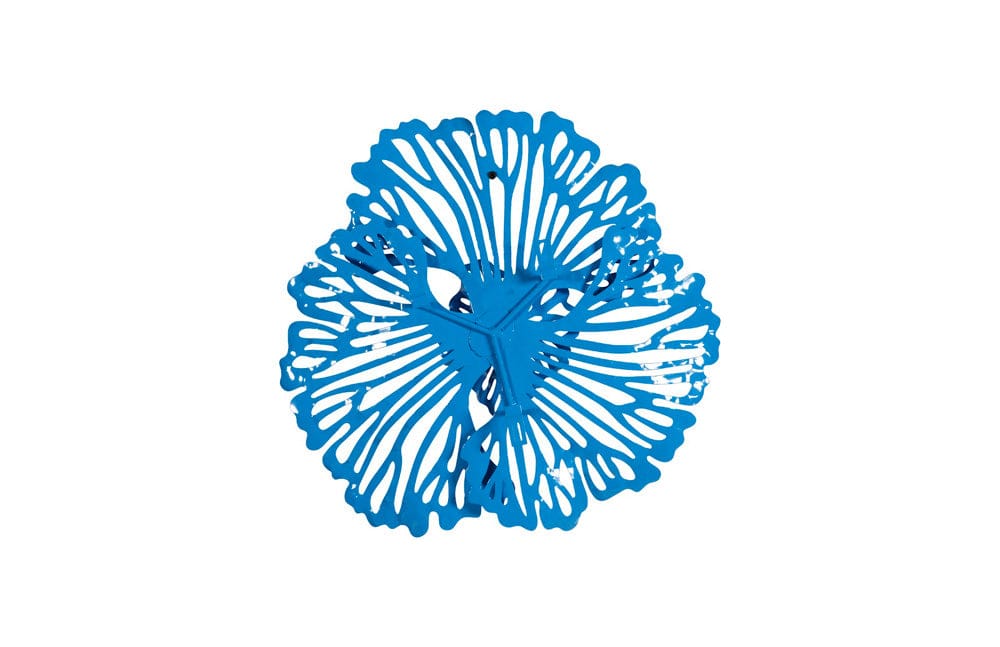 Phillips Collection - Flower Wall Art, Extra Small, Blue, Metal - TH109687 view 4
