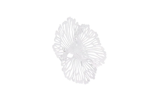 Phillips Collection - Flower Wall Art, Extra Small, White, Metal - TH109685 view 2