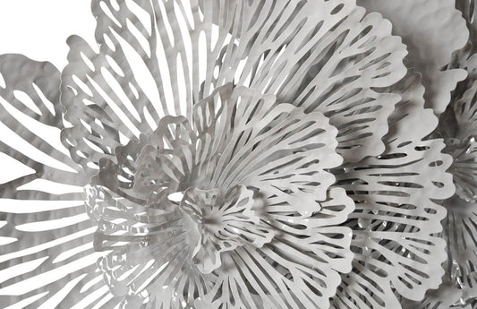 Phillips Collection - Flower Wall Art, Large, Gray, Metal - TH108322 view 2