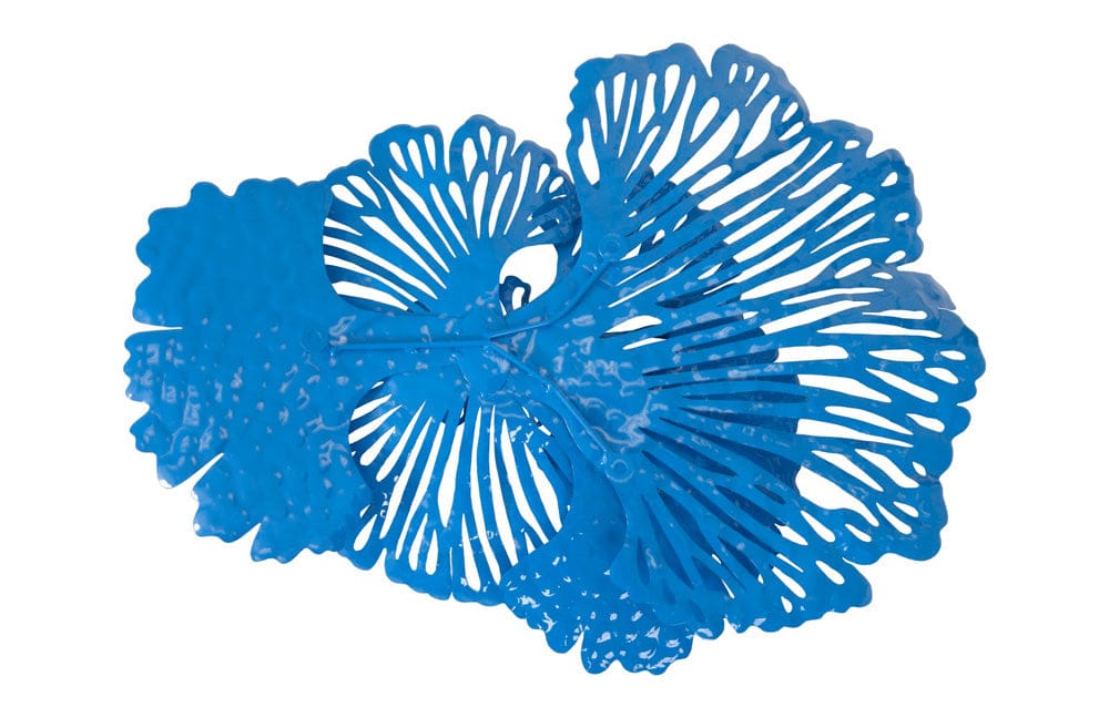 Phillips Collection - Flower Wall Art, Small, Blue, Metal - TH101833 view 3