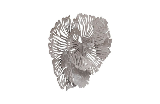 Phillips Collection - Flower Wall Art, Small, Gray, Metal - TH107119 view 2