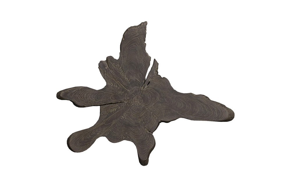 Phillips Collection - Freeform Teak Wall Slice , LG, Dark Gray - ID114686 veiw 1
