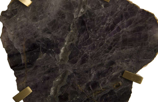 Phillips Collection - Gem Wall Tile in Brass Setting, Purple Quartz - CH84025 veiw 2