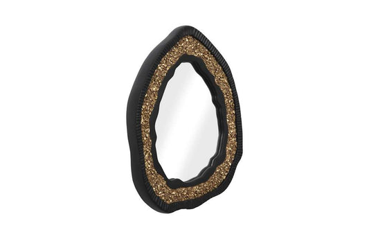 Phillips Collection - Geode Mirror, Black And Gold, Matte - PH104149 veiw 2