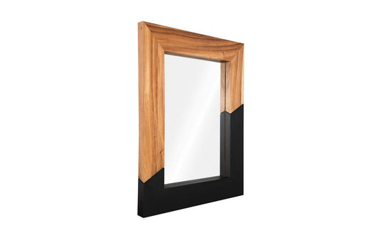 Phillips Collection - Geometry Wood Mirror, Natural,Black - TH105235 view 2