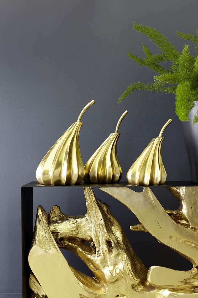 Phillips Collection - Hand Dipped Pears Set of 3, Gold Leaf - PH89118 veiw 4