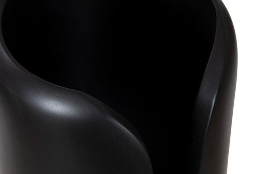 Phillips Collection - Interval Wood Vase, Black, Medium - TH107163 view 2