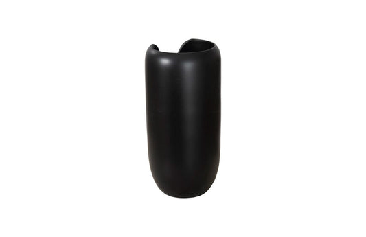 Phillips Collection - Interval Wood Vase, Black, Small - TH107162 view 2