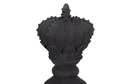 Phillips Collection - King Chess Sculpture, Cast Stone Black, Small - PH118739 view 2
