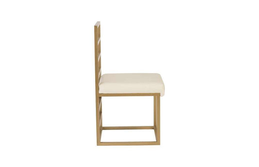 Phillips Collection - Ladder Dining Chair, Natural/Brass Finish - ID94264 veiw 2