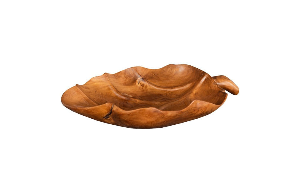 Phillips Collection - Leaf Bowl, Teak Wood Natural - ID115631 veiw 1