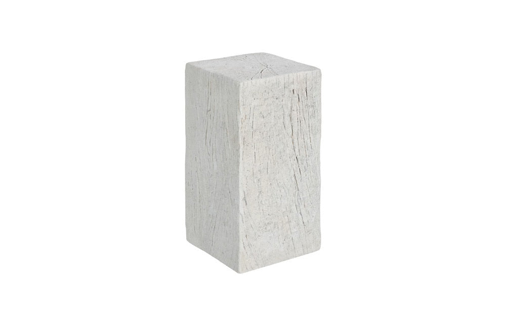 Phillips Collection - Log Prism Pedestal, Roman Stone - PH115680 veiw 1