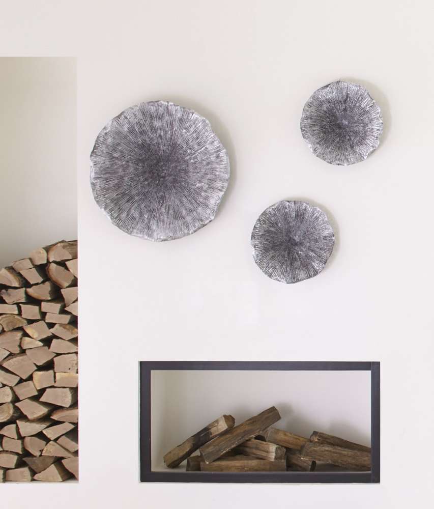 Phillips Collection - Lotus Wall Art, Silver/Black, SM - TH96159 veiw 6