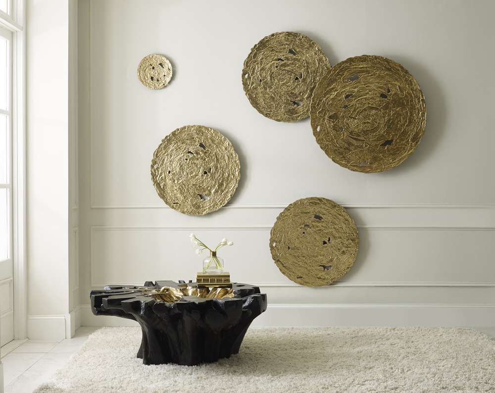 Phillips Collection - Molten Wall Disc, Small, Gold Leaf - PH83686 veiw 5