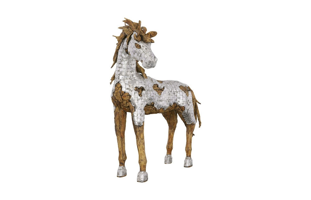Phillips Collection - Mustang Horse Armored Sculpture, Standing - ID113408 veiw 1