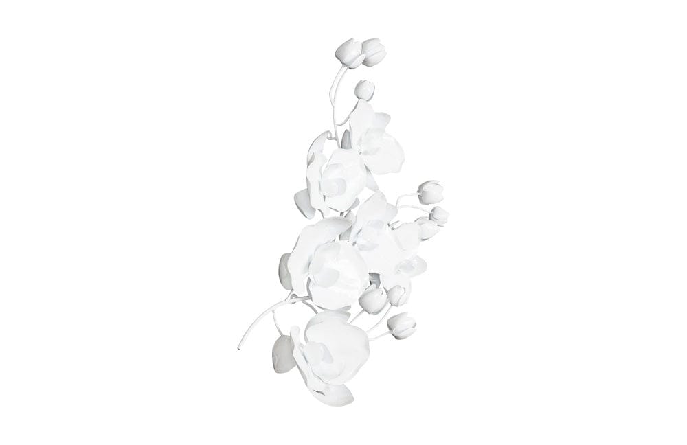 Phillips Collection - Orchid Sprig Wall Art, Medium, Metal, White - TH100863 view 2