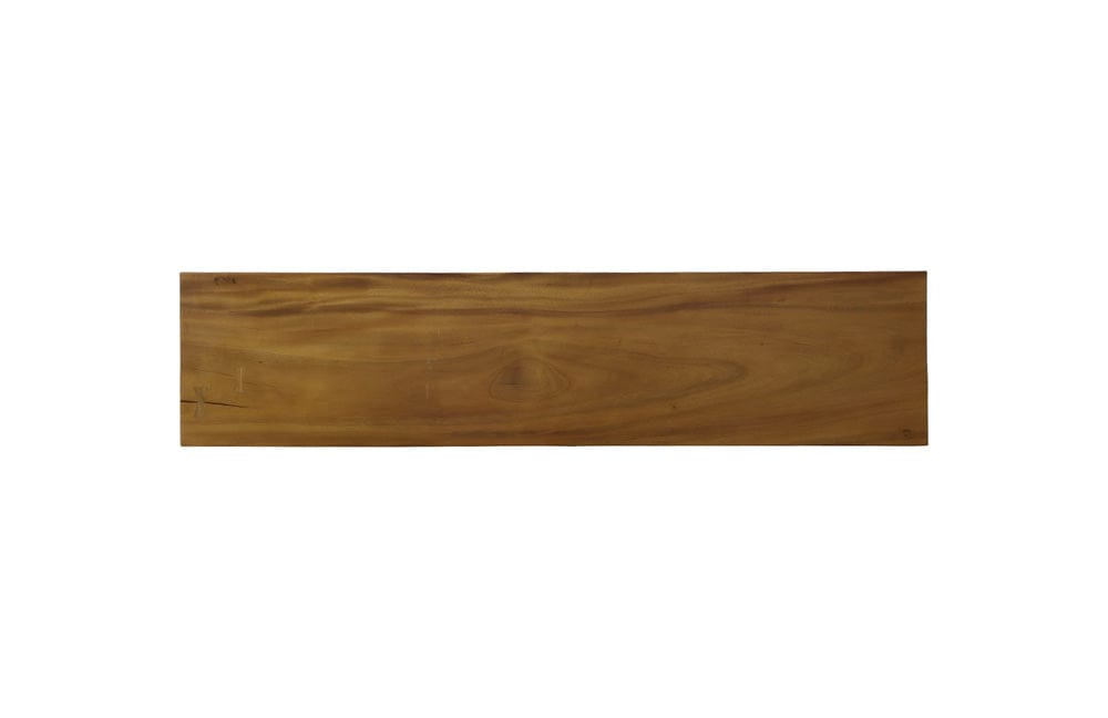 Phillips Collection - Origins Straight Edge Bench, Natural, Satin Black Legs - TH108702 view 2