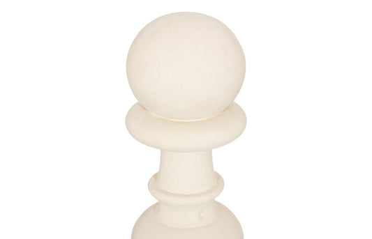 Phillips Collection - Pawn Chess Sculpture, Cast Stone White, Small - PH118750 view 2
