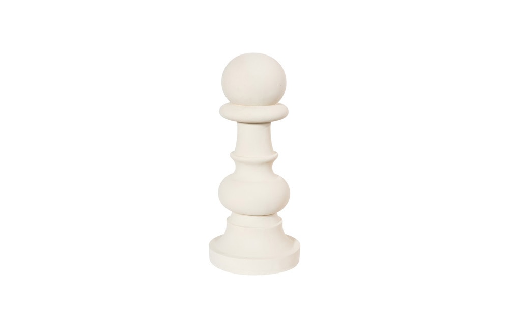 Phillips Collection - Pawn Chess Sculpture, Cast Stone White - PH115688 veiw 1