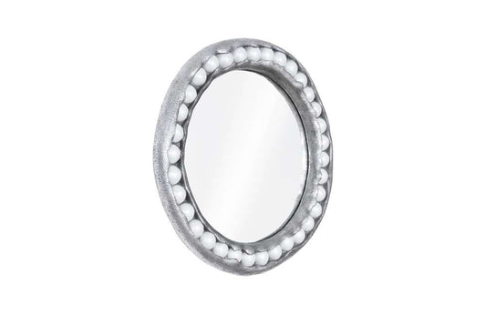 Phillips Collection - Pearl Mirror, Silver Leaf, Round - PH104196 veiw 2
