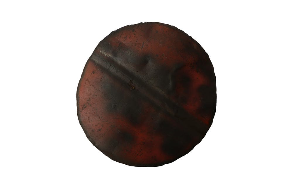 Phillips Collection - Reclaimed Oil Drum Wall Disc, Individual Pieces, Assorted Colors and Depths - TH58367