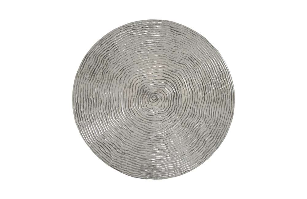 Phillips Collection - Ripple Coffee Table, Resin, Silver Leaf with Antiquing - PH102841 veiw 2