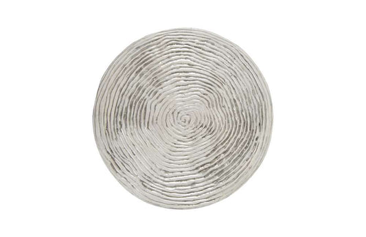 Phillips Collection - Ripple Side Table, Resin, Silver Leaf with Antiquing - PH102840 veiw 2