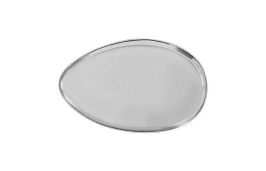 Phillips Collection - River Stone Coffee Table, Liquid Silver, Large - PH67800 view 2