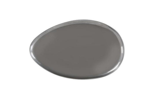 Phillips Collection - River Stone Coffee Table, Polished Aluminum, Large - PH68784 view 2