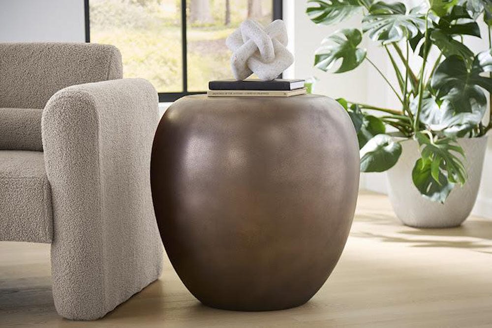 Phillips Collection - River Stone Side Table, Bronze - PH60830 view 3