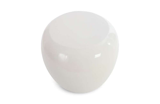 Phillips Collection - River Stone Side Table, Gel Coat White - PH74449 veiw 2