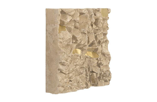 Phillips Collection - Rubble Wall Tile, Brass Accents - PH80008 veiw 2