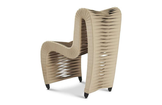 Phillips Collection - Seat Belt Dining Chair, Beige/Beige - B2061BE veiw 2