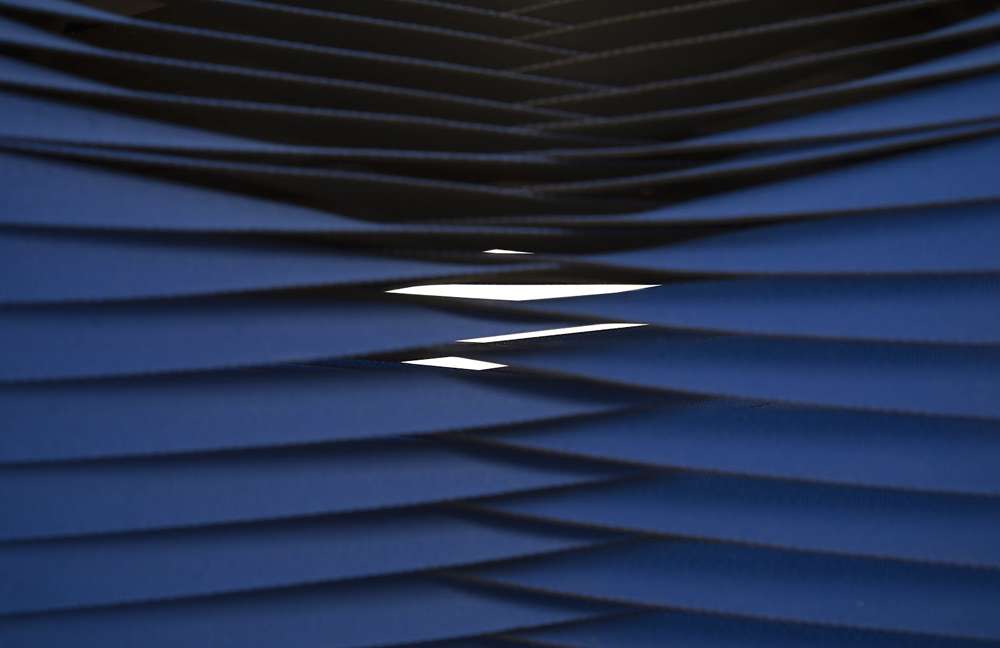 Phillips Collection - Seat Belt Ottoman, Blue/Black - TH97871 veiw 4