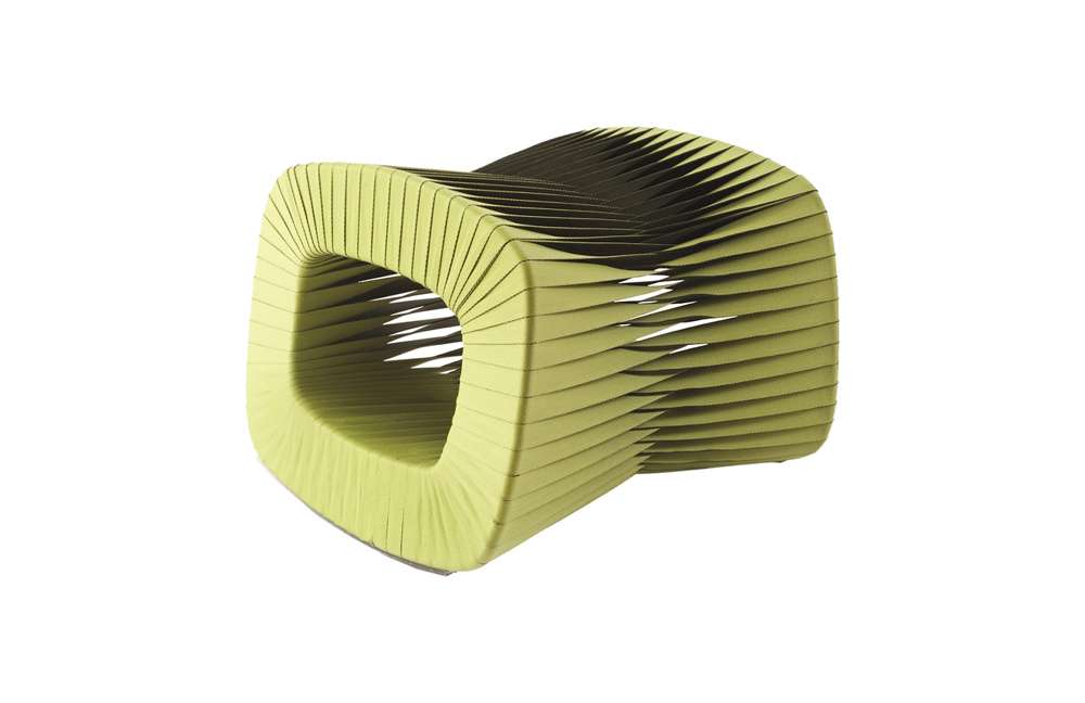 Phillips Collection - Seat Belt Ottoman, Green - B2064GZ veiw 1