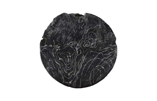 Phillips Collection - Side Table Black Wash, Round - ID85090 veiw 2