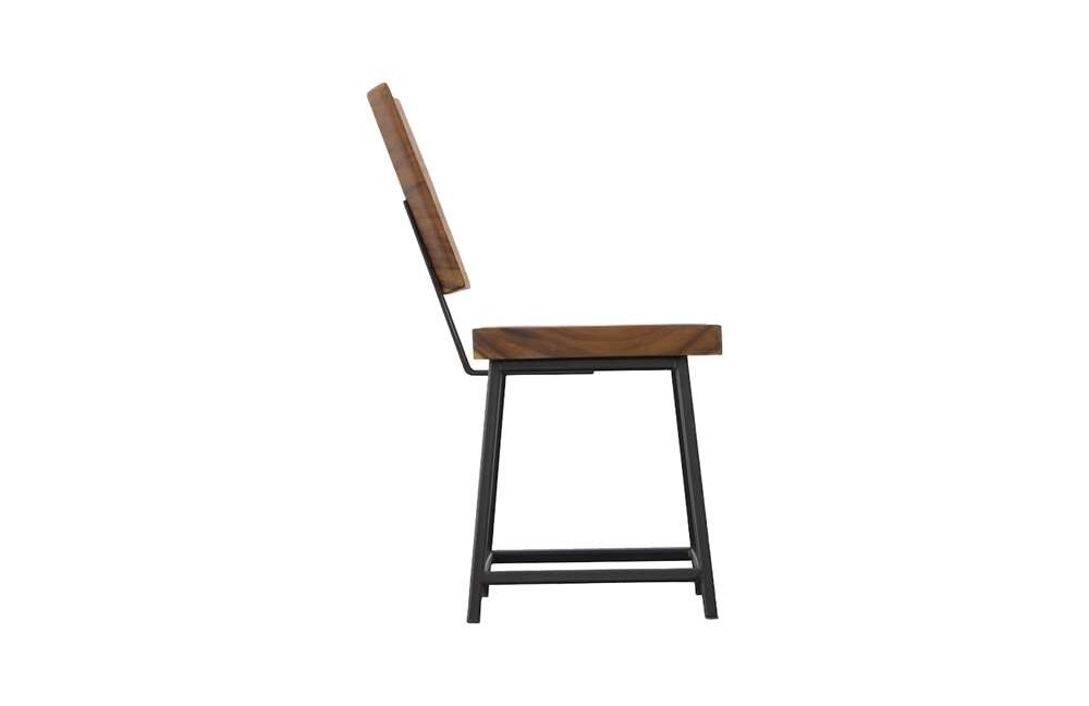 Phillips Collection - Smoothed Dining Chair, Natural, Black Base - TH109883 veiw 3