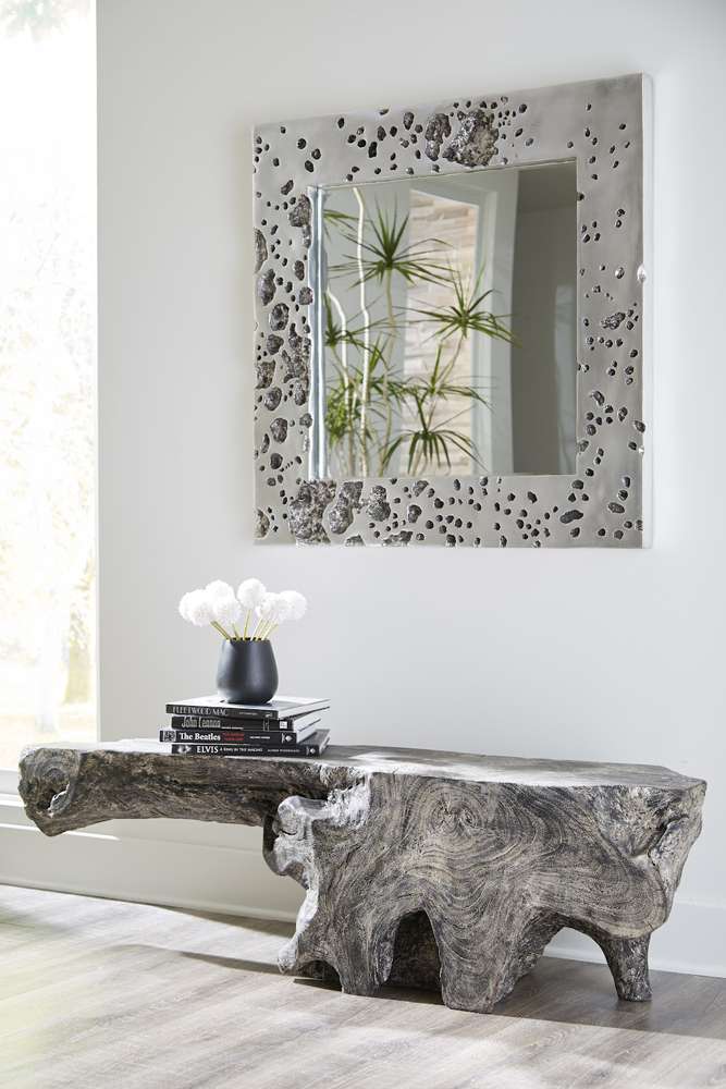 Phillips Collection - Splotch Mirror, Silver Leaf - PH100841 veiw 3