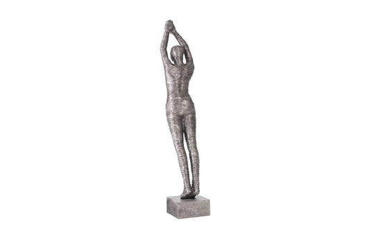 Phillips Collection - Standing Diving Sculpture, Black/Silver, Aluminum - ID103309 veiw 2