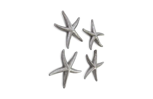Phillips Collection - Starfish, Silver Leaf (Set of 4) - SM - PH67528 veiw 2