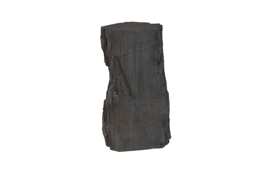 Phillips Collection - Stratified Cast Stone Pedestal, Painted Slate - PH119126 view 2