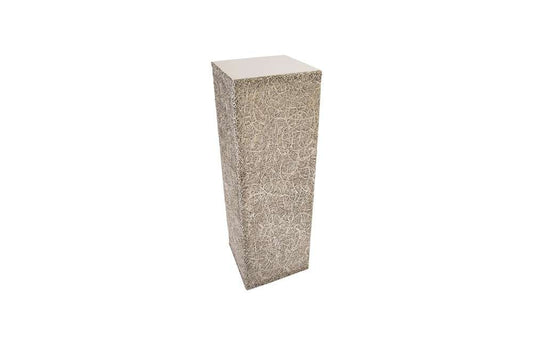 Phillips Collection - String Theory Pedestal, Silver Leaf, LG - PH83559 veiw 2