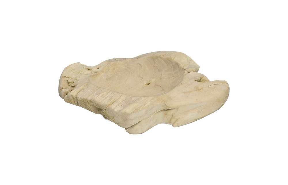 Phillips Collection - Teak Wood Bowl, Bleached - ID111484 veiw 1