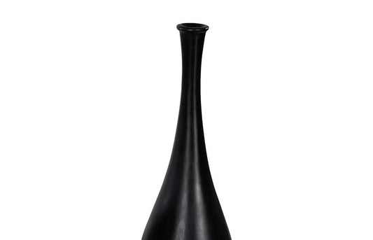 Phillips Collection - Trumpet Vase, Medium, Matte Black - PH117204 view 2