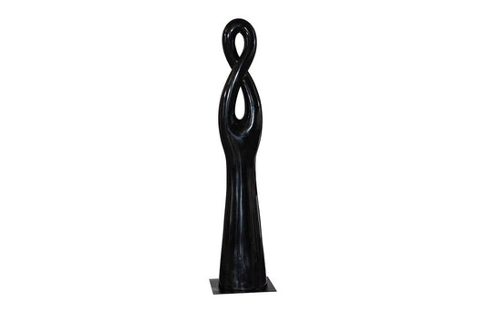 Phillips Collection - Twisted Sculpture, Gel Coat Black - PH118780 view 2