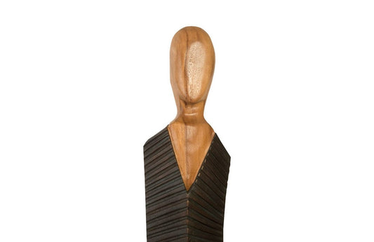 Phillips Collection - Vested Male Sculpture, Large, Chamcha, Natural, Black, Copper - TH95606 view 2