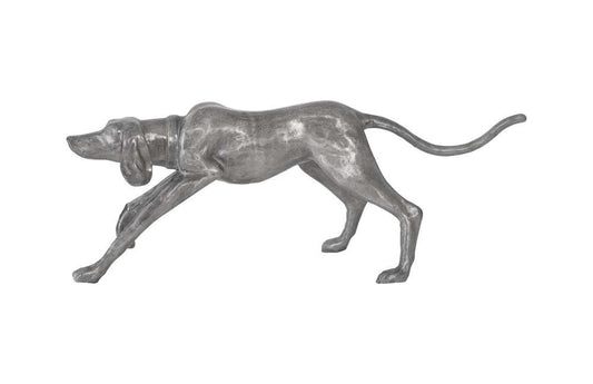 Phillips Collection - Walking Dog Sculpture, Black/Silver, Aluminum - ID96065 veiw 2
