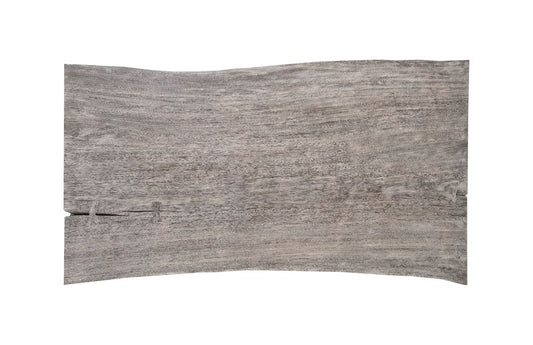 Phillips Collection - Waterfall Desk, Gray Stone, Satin Black Overlap Leg - TH103659 view 2