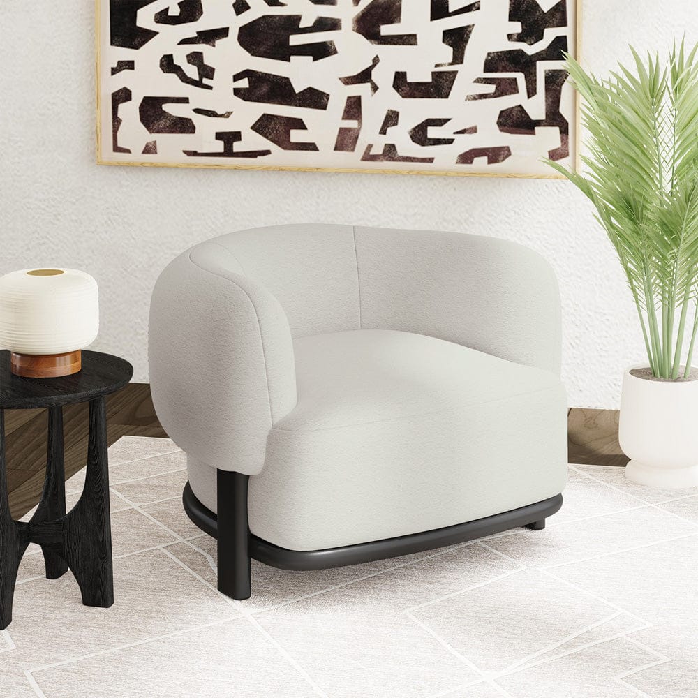 Picket House Furnishings - Andalusia Chair in Penny White - U-15190-11301-100 view 5