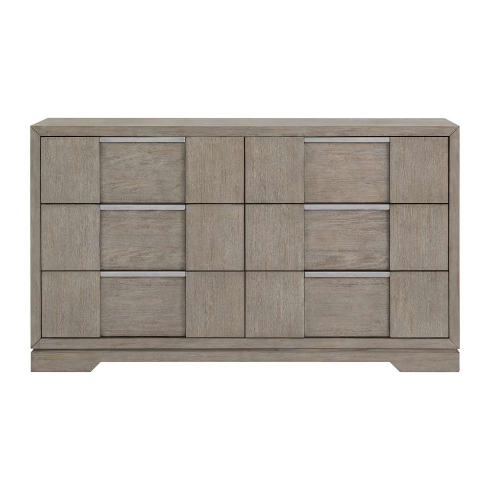Picket House Furnishings - Argo 6-Drawer Dresser in Grey - B-9770-3-DR veiw 2